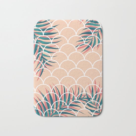 Tropical Window #society6 #decor #buyart Bath Mat