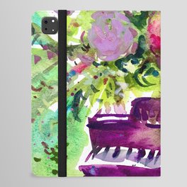 Floral Piano iPad Folio Case