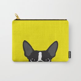 Boston Terrier Yellow Carry-All Pouch