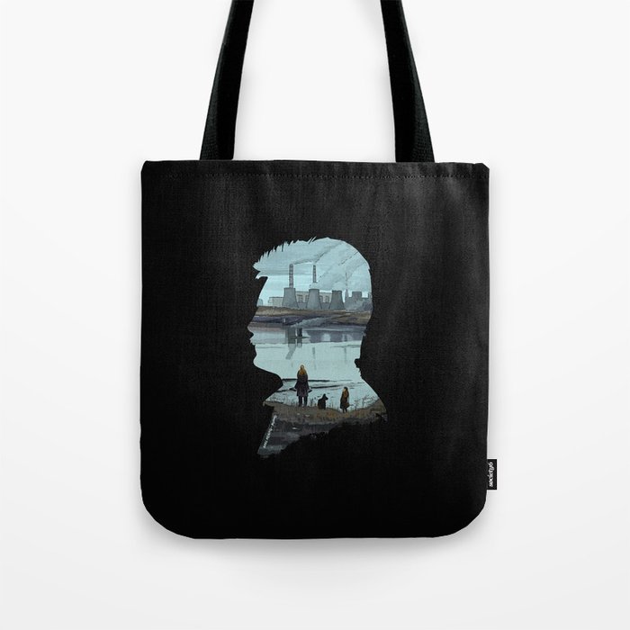 Andrei Tarkovsky´s Stalker Scene Illustration Silhouette Tote Bag