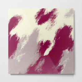 Abstract burgundy pink ivory paint brushstrokes Metal Print | Watercolorpaint, Modernart, Handpainted, Burgundy, Abstract, Brushstrokes, Ivory, Modern, Abstractpattern, Abstractwatercolor 