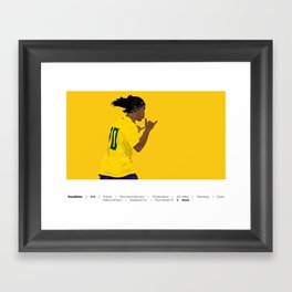 Ronaldinho | R10 Gerahmter Kunstdruck