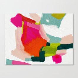 abstract pink art Canvas Print