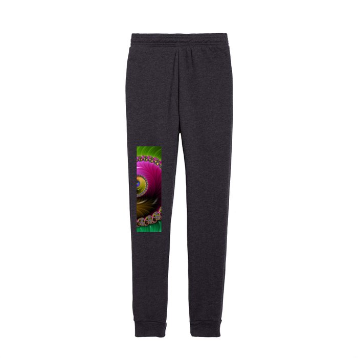 FRACTAL COLORFUL SPIRAL Kids Joggers