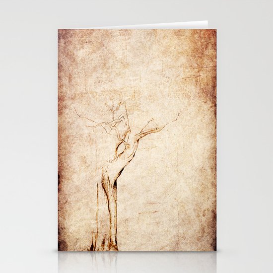 Drawn Tree iPhone Case Stationery Cards