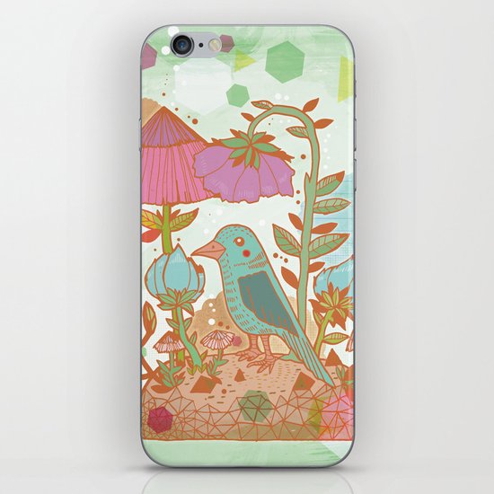 The Blue Bird iPhone & iPod Skin