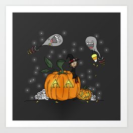 Halloween Spirits Art Print