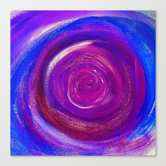 Purple Cyclone Canvas Print