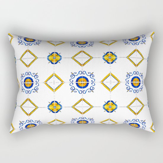 Majolica pattern Rectangular Pillow