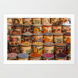 Spices in Dubai | Travel photography Art Print | Photo, Cooking, Color, Food, Fineart, Herbs, Explore, Travel, Street, Spice 