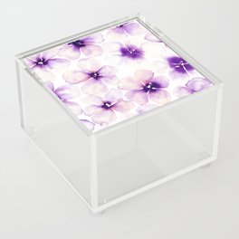 Gentle Violet Bloom 02 Acrylic Box