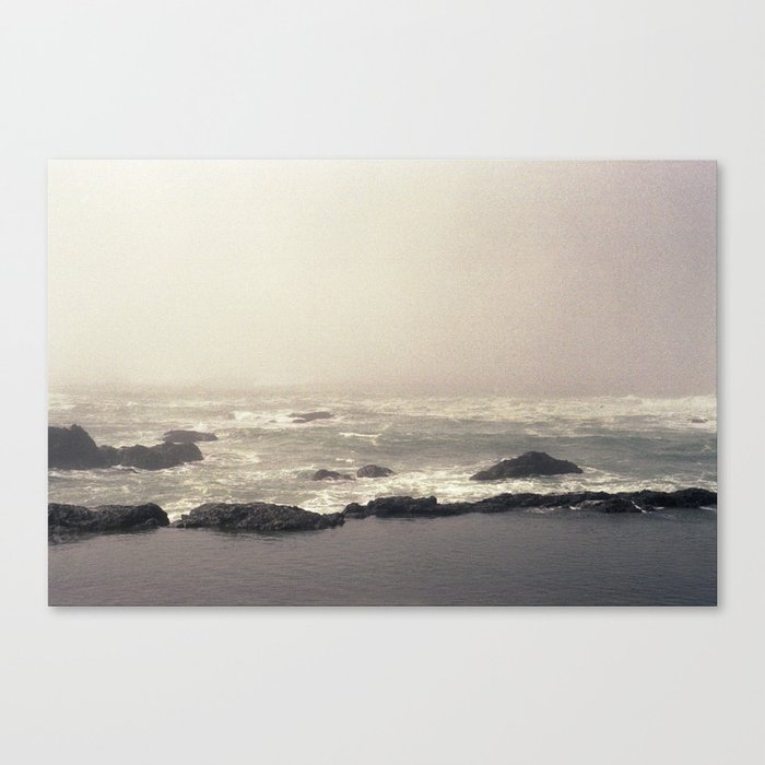 Northern California Waves | 35mm Film Photography Canvas Print