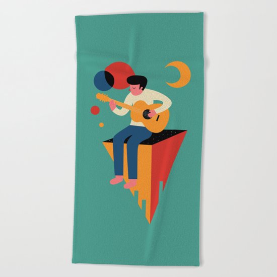 Peaceful Solo Beach Towel