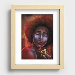 Cry of Mother Nature Recessed Framed Print