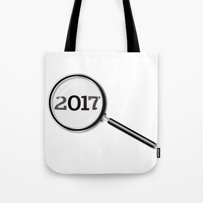 2017 Magnifying Glass Tote Bag