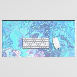 Abstract Marble Texture 209 Desk Mat