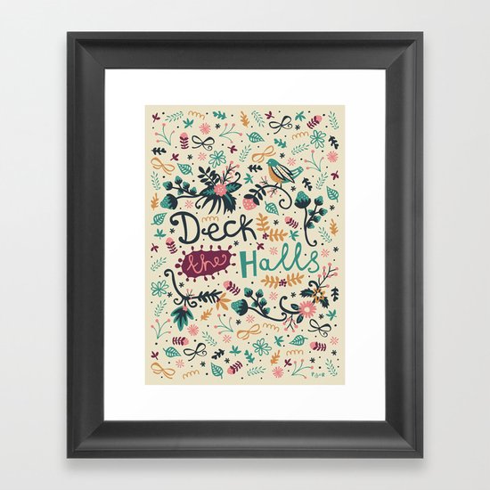 Deck the Halls Framed Art Print
