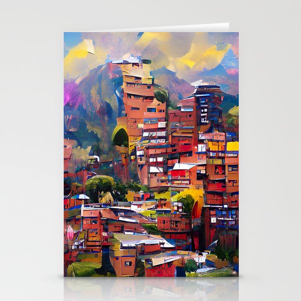 Bogota Colombia Illustration Stationery Cards