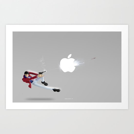 You can't steal everything!.....Lupin Art Print