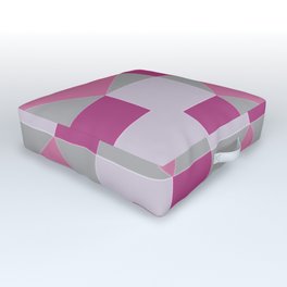 Pythagoras Pinks Outdoor Floor Cushion