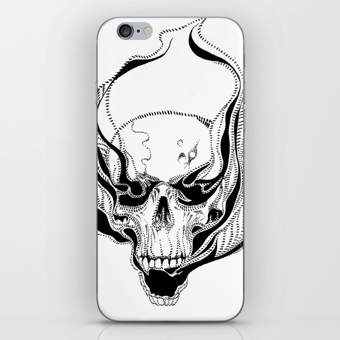 Psychedelic Skull iPhone Skin