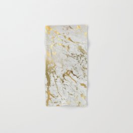 Gold marble Hand & Bath Towel
