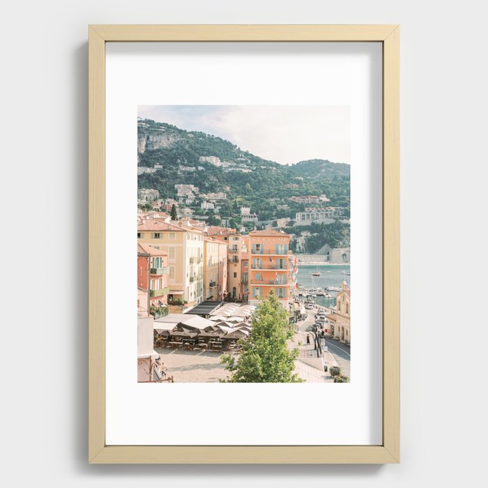 The coastal village of Villefranche sur mer in the French Riviera on film, Fine Art Travel Photography Art Print by Michelle Wever