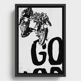 The Horde Motorcycle Art Print Framed Canvas
