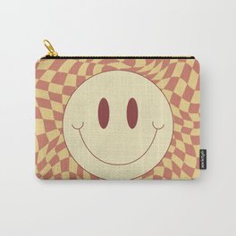 yellow and brown smiley Carry-All Pouch