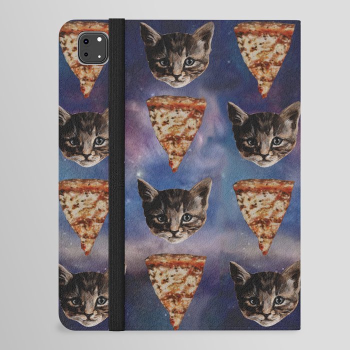 Kitten Pizza Galaxy  iPad Folio Case