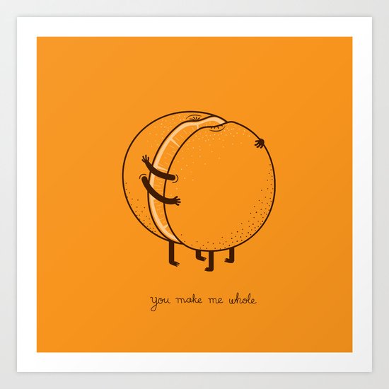 My better half Art Print