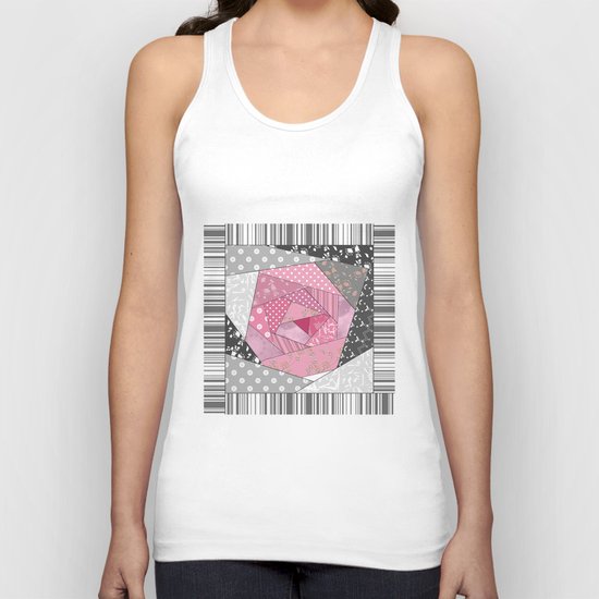 Needlework 1 . Patchwork. Roses. Unisex Tank Top