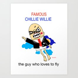 the guy who loves to fly Art Print
