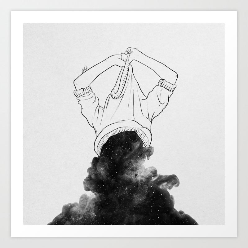 Its Better To Disappear Art Print By Moesalah Society6
