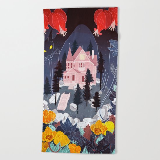 Coraline Beach Towel