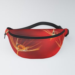 Dandelion Seed with Water Droplets Fanny Pack