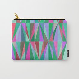 Harlequin in Aqua Carry-All Pouch