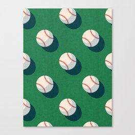 BALLS Baseball - pattern Canvas Print