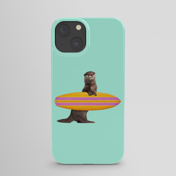 SURFING OTTER iPhone Case