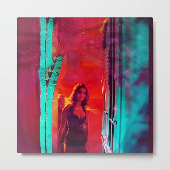 Colorblind Doorways Metal Print