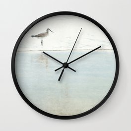 Reflecting Sandpiper Wall Clock