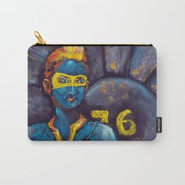 Fallout 76 - the girl from the shelter. Pastel drawing Carry-All Pouch