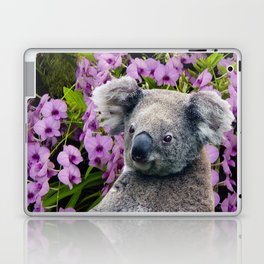Koala and Orchids Laptop Skin
