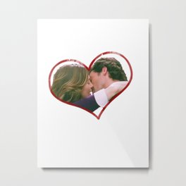 Meredith and Derek Metal Print | Graphic Design, Meredithgrey, Photo, Movies & TV, Heart, Digital, Merder, Derekshepherd, Holiday, Love 