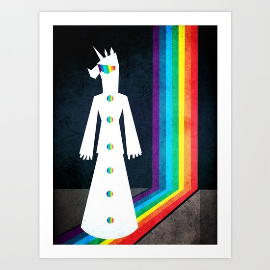 Runway Unicorn Art Print