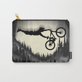 MTB Trickz S Carry-All Pouch | Oil, Ink, Acrylic, Pattern, Sport, Mountains, Mountainbike, Graphicdesign, Biker, Bicycle 