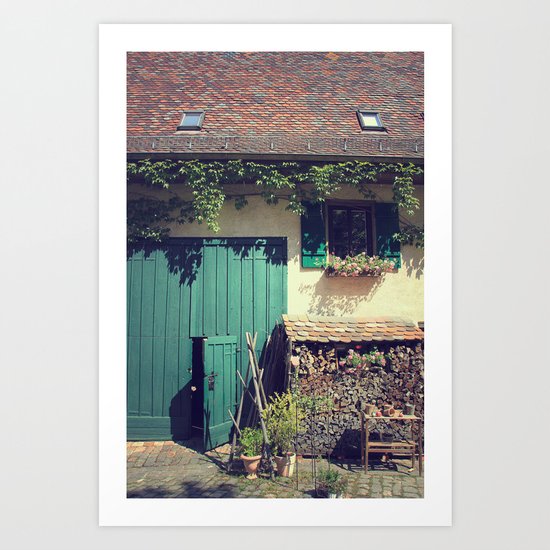 Simple Village Art Print