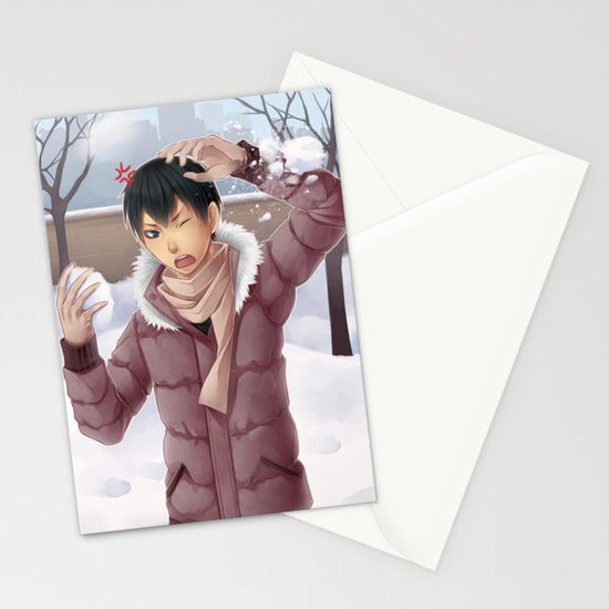 Haikyuu Kageyama Tobio Winter Stationery Cards By Zero0810