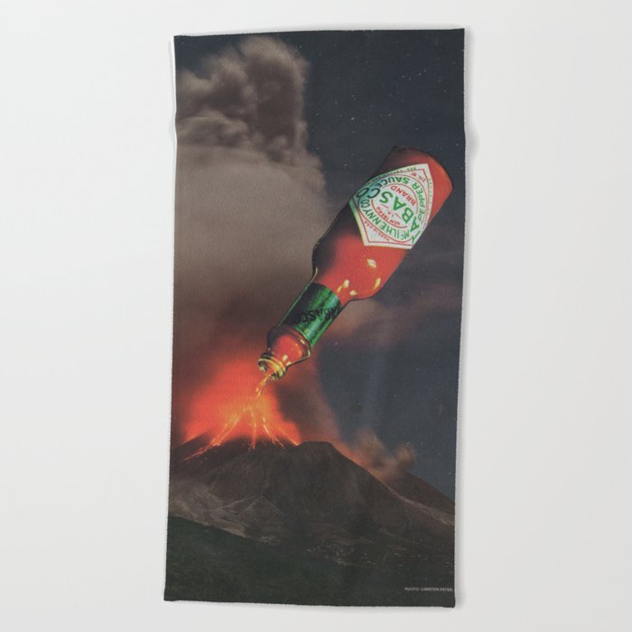 Lost in the Sauce Beach Towel