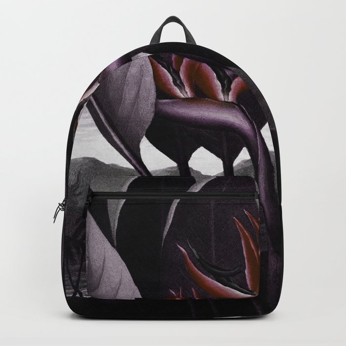 Birds of Paradise : Temple of Flora Dark Backpack